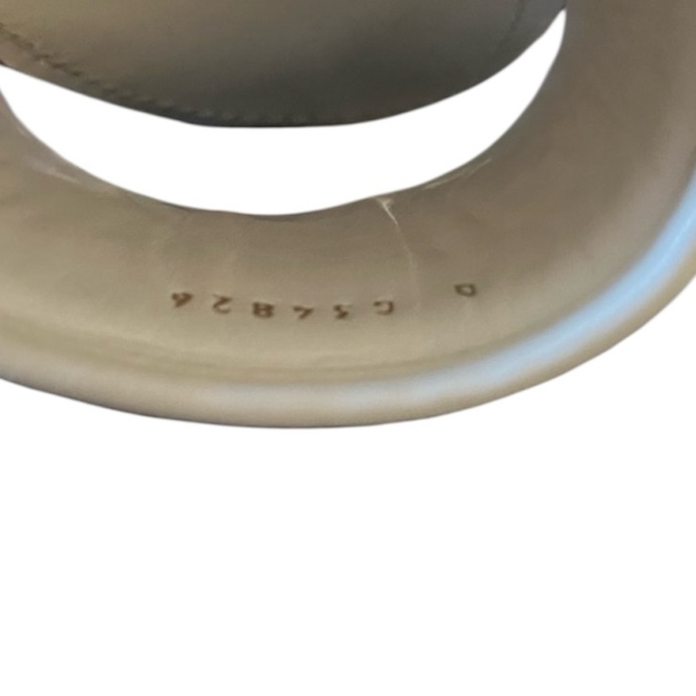 Chanel Tweed Slides Cork Mule Heel 21C White Sandals Slides Size 39 - Picture 7 of 12